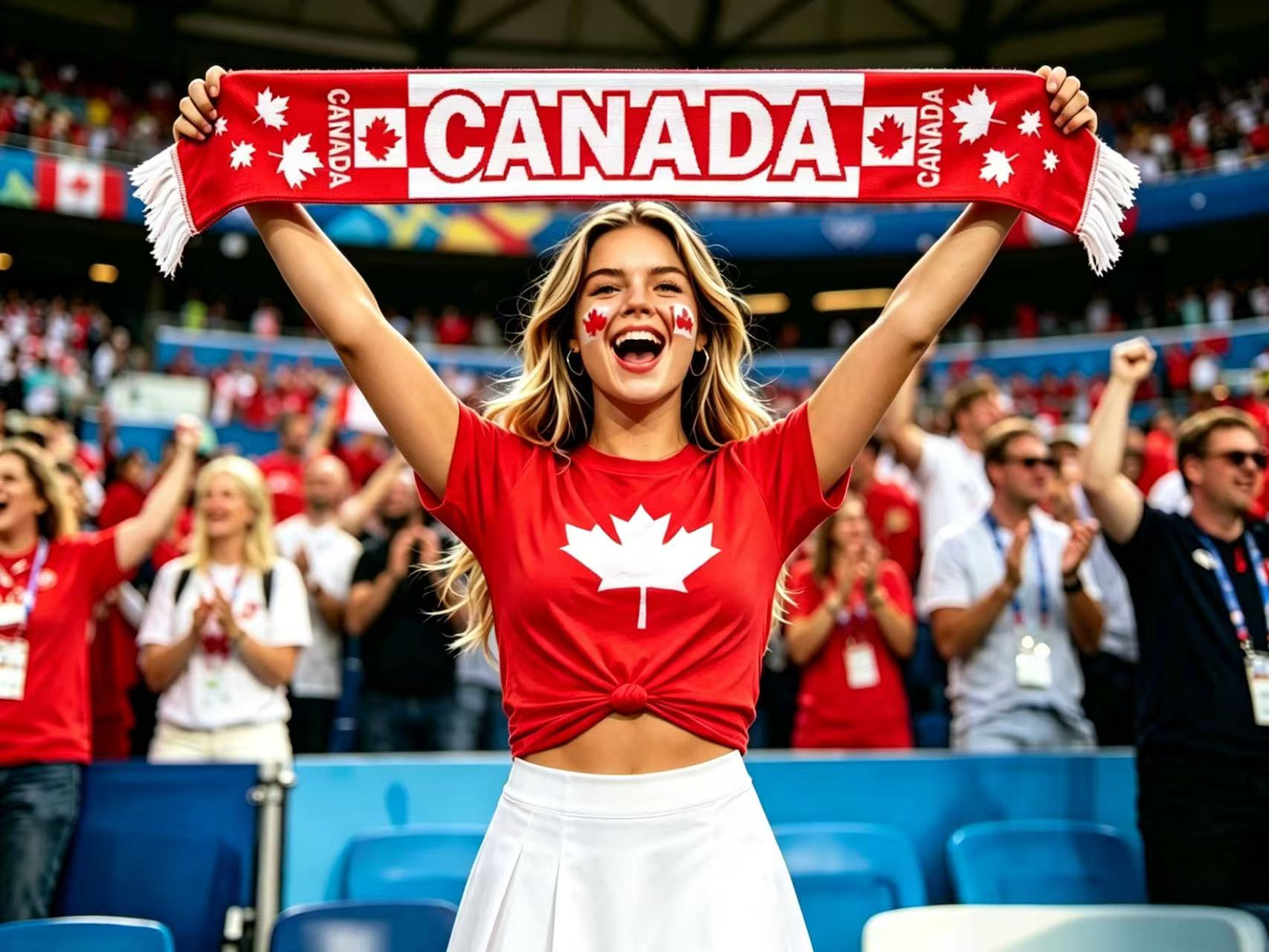 World Cup Scarves Around Football Fans Supplie-CANADA