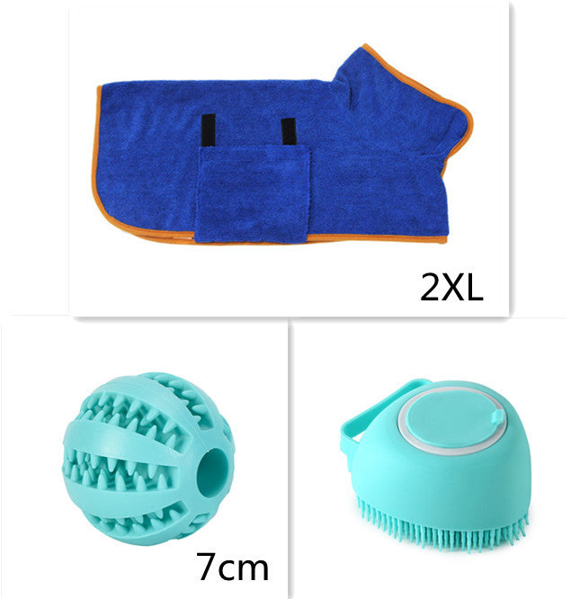 Gants de massage de bain en silicone pour chien, brosse de nettoyage de salle de bain pour chat, peigne, brosse pour chien, peut verser du shampoing, fournitures de toilettage pour chien