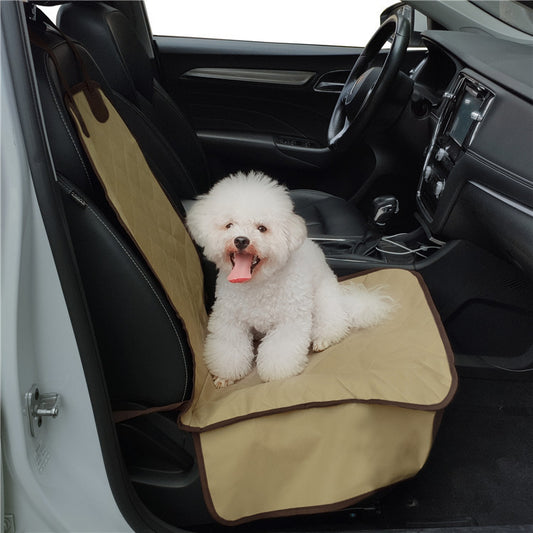 Housse de protection imperméable pour siège avant de voiture, accessoire de voyage pour siège arrière, avec ceinture de sécurité