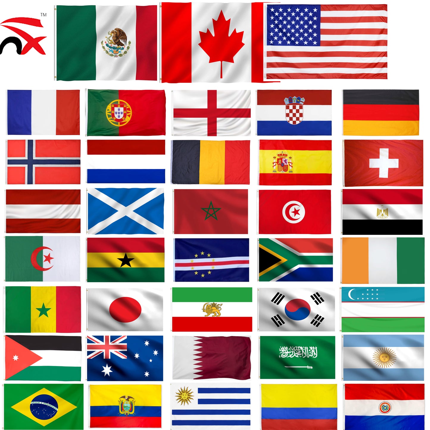 2026 National Bunting String Flags (10m)