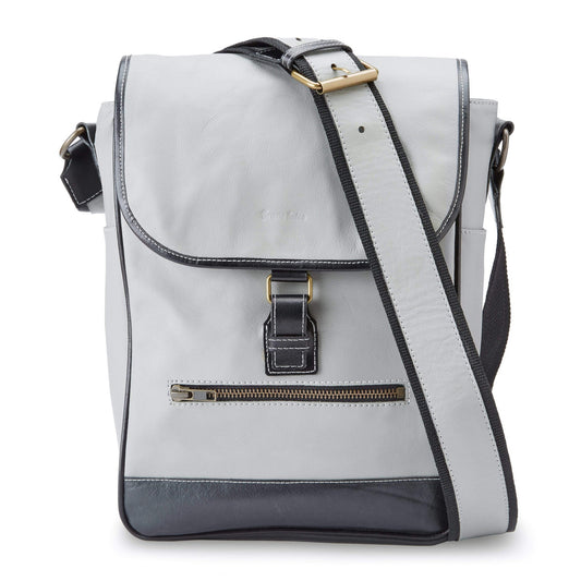 The Hudson Upcycled Messenger Bag-0