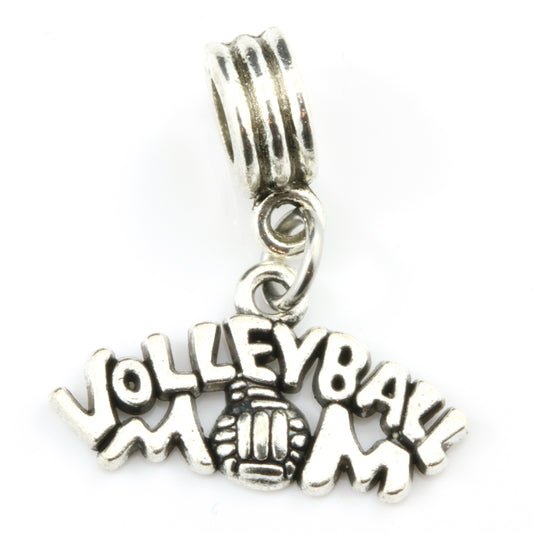 Volleyball Mom Charm-0