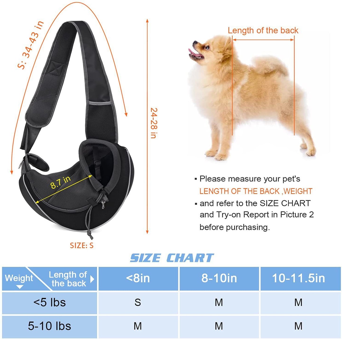 Sac de transport pour animaux de compagnie, sac à bandoulière portable d'extérieur pour chiens et chats, produits pour animaux de compagnie